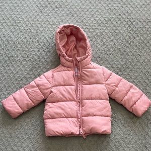 The Childrens Place Pink puffer Jacket